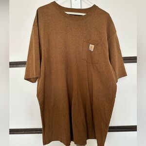 Carhartt Brown Pocket T-Shirt